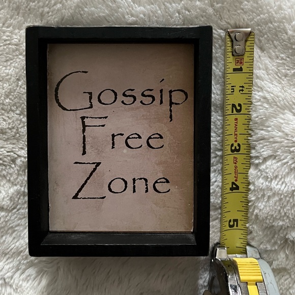 ♥️ 2-sided - No whining & Gossip free zone - Picture 4 of 5